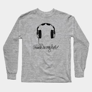 Music is My Life Long Sleeve T-Shirt